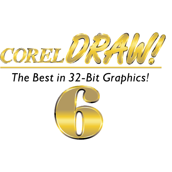 CorelDRAW 6 ,Logo , icon , SVG CorelDRAW 6