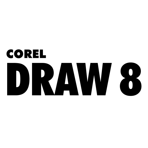 CorelDRAW 8 ,Logo , icon , SVG CorelDRAW 8