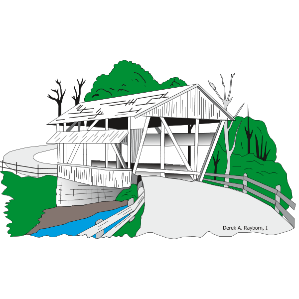 Covered Bridge Logo ,Logo , icon , SVG Covered Bridge Logo