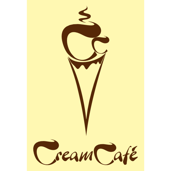 CreamCafè Logo ,Logo , icon , SVG CreamCafè Logo