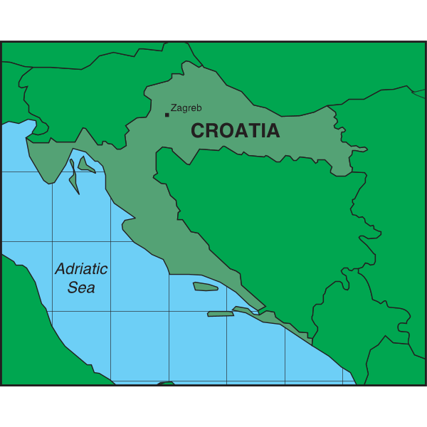 CROATIA REGIONAL MAP Logo ,Logo , icon , SVG CROATIA REGIONAL MAP Logo