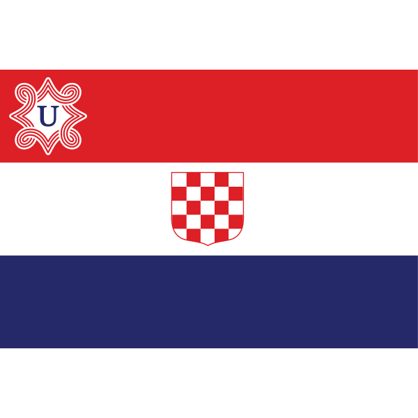 CROATIA WWII FLAG Logo ,Logo , icon , SVG CROATIA WWII FLAG Logo
