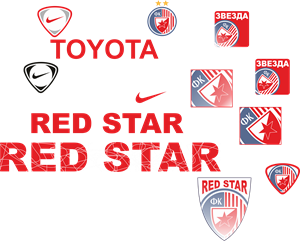 Crvena Zvezda Club Logo Symbol White Serbia League Football Abstract Design  Vector Illustration With Black Background 30881218 Vector Art at Vecteezy