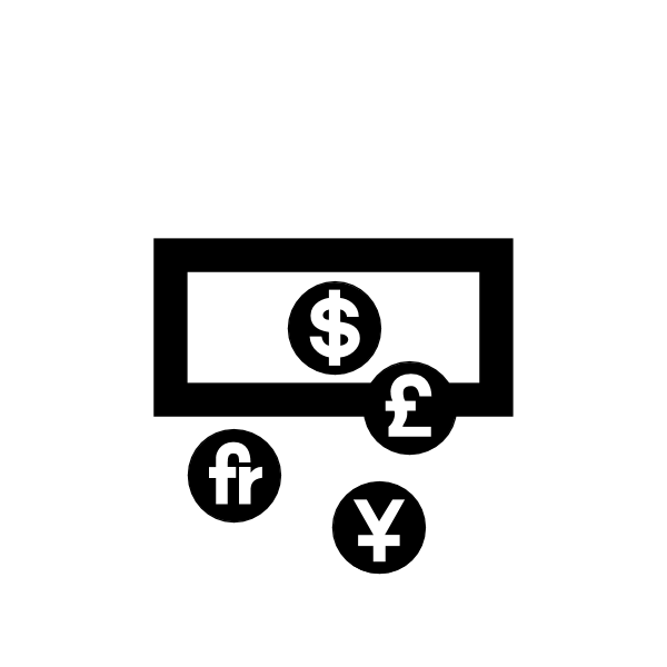 CURRENCY EXCHANGE SIGN Logo