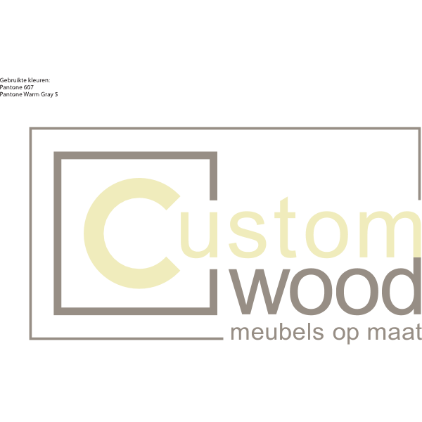 CustomWood Logo ,Logo , icon , SVG CustomWood Logo