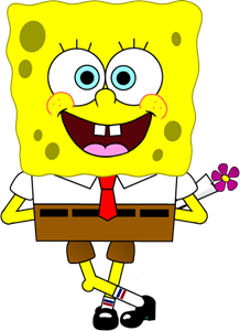 Cute Sponge Bob Logo ,Logo , icon , SVG Cute Sponge Bob Logo