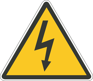 DANGER ELECTRICITY SIGN Logo ,Logo , icon , SVG DANGER ELECTRICITY SIGN Logo