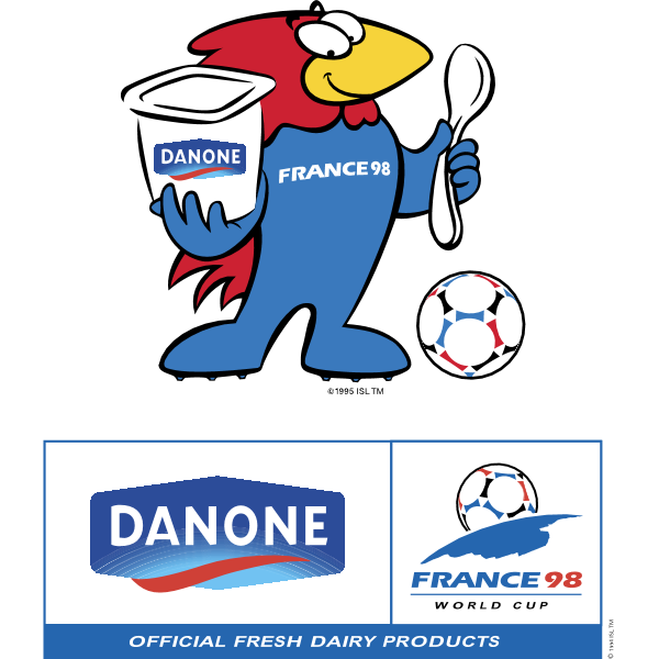 Danone sponsor of Worldcup 98