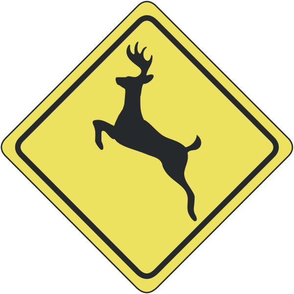 Deers crossing Logo