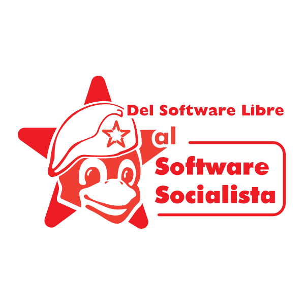 del Software Libre al Software Socialista Logo ,Logo , icon , SVG del Software Libre al Software Socialista Logo