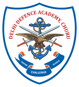 DELHI DEFENCE ACADEMY CHURU Logo ,Logo , icon , SVG DELHI DEFENCE ACADEMY CHURU Logo