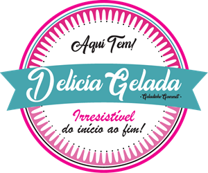 DELICIA GELADA Logo ,Logo , icon , SVG DELICIA GELADA Logo