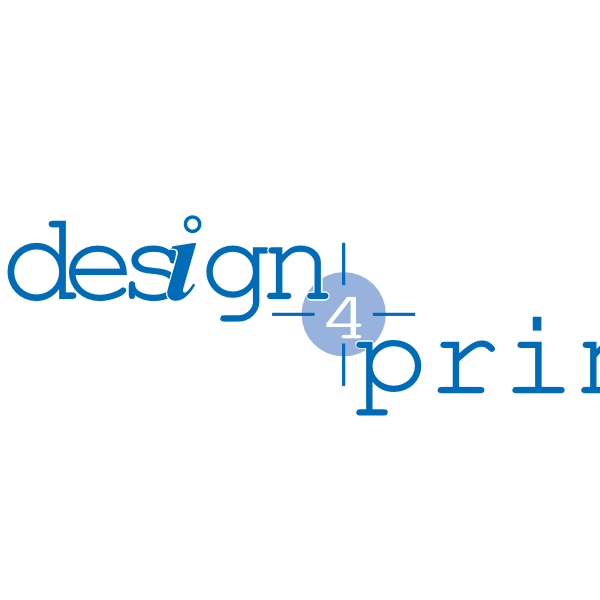 DESIGN 4 PRINT Logo ,Logo , icon , SVG DESIGN 4 PRINT Logo
