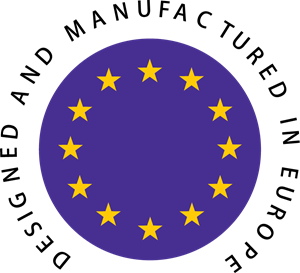 Designed and Manufactured in Europe Logo