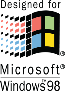 Designed for Microsoft Windows 98 Logo ,Logo , icon , SVG Designed for Microsoft Windows 98 Logo