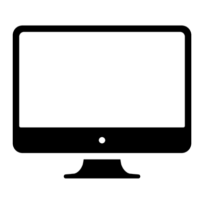 desktop ,Logo , icon , SVG desktop