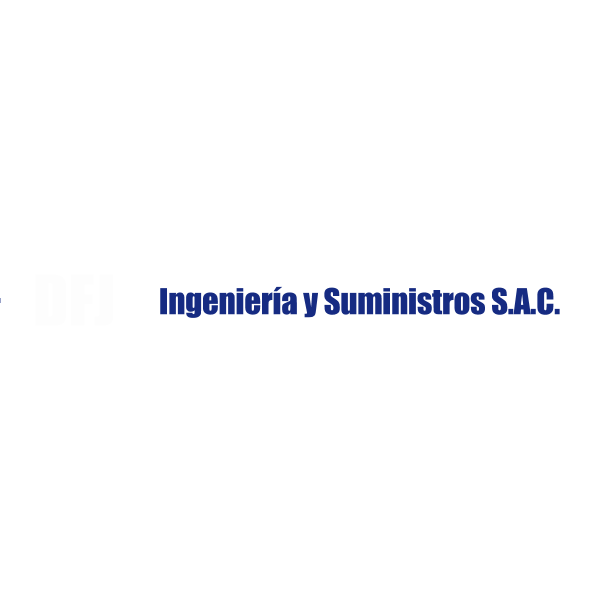 DFJ Ingeniería y Suministros SAC Logo ,Logo , icon , SVG DFJ Ingeniería y Suministros SAC Logo