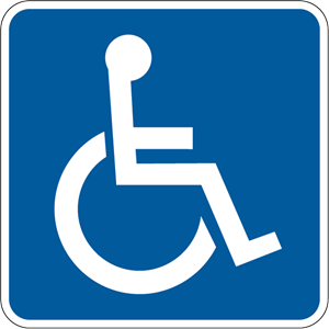 DISABLED SIGN Logo ,Logo , icon , SVG DISABLED SIGN Logo