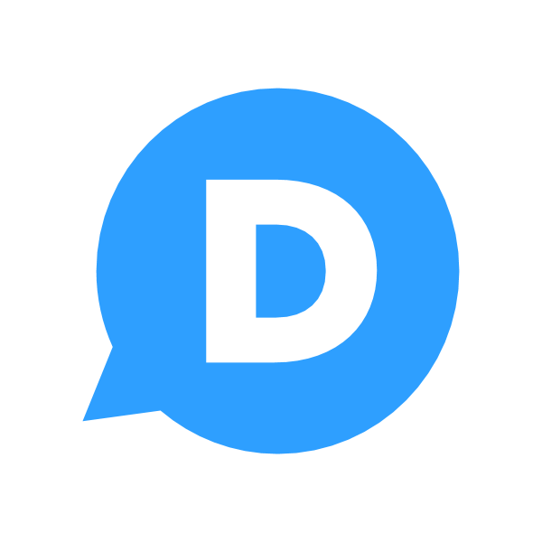 Disqus social icon Logo