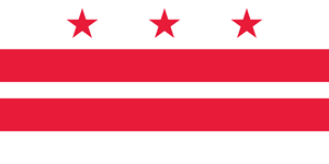 District of Columbia flag Logo