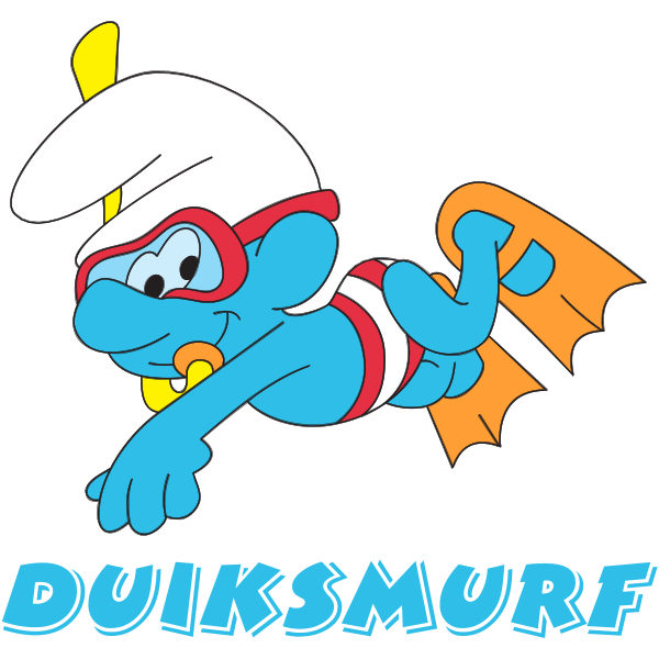 Diving Smurf Logo