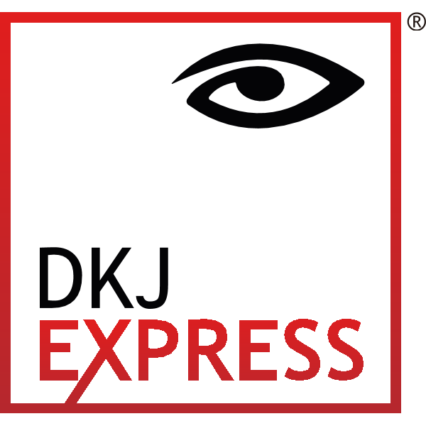 DKJ Express Suprimentos colorido Logo