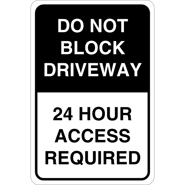 Do not block driveway Logo ,Logo , icon , SVG Do not block driveway Logo