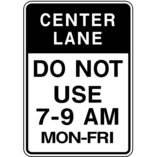 DO NOT USE CENTER LANE Logo