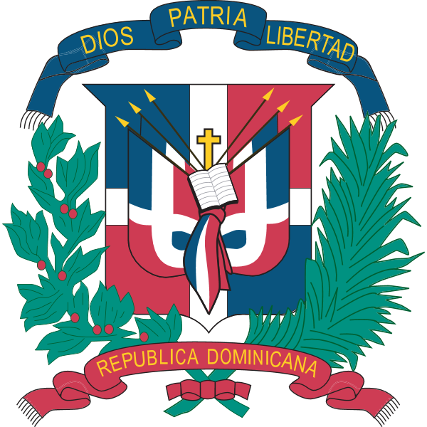DOMINICAN REPUBLIC COAT OF ARMS Logo ,Logo , icon , SVG DOMINICAN REPUBLIC COAT OF ARMS Logo