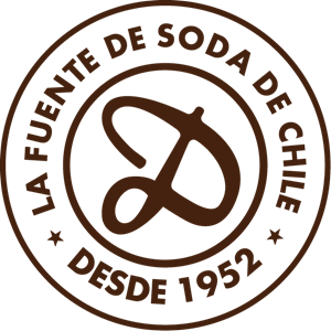 Domino la Fuente de Soda de Chile Sello Logo