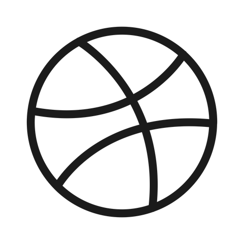 dribbble ,Logo , icon , SVG dribbble