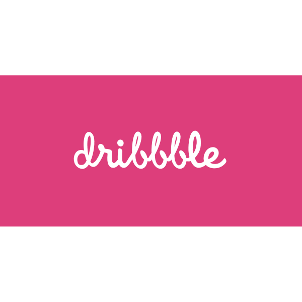 Dribbble pink ,Logo , icon , SVG Dribbble pink