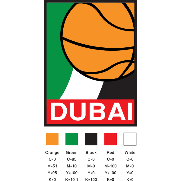 DUBAI BASKETBALL Logo ,Logo , icon , SVG DUBAI BASKETBALL Logo