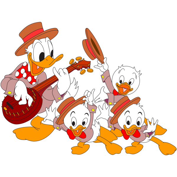 Duck orchestra Logo ,Logo , icon , SVG Duck orchestra Logo
