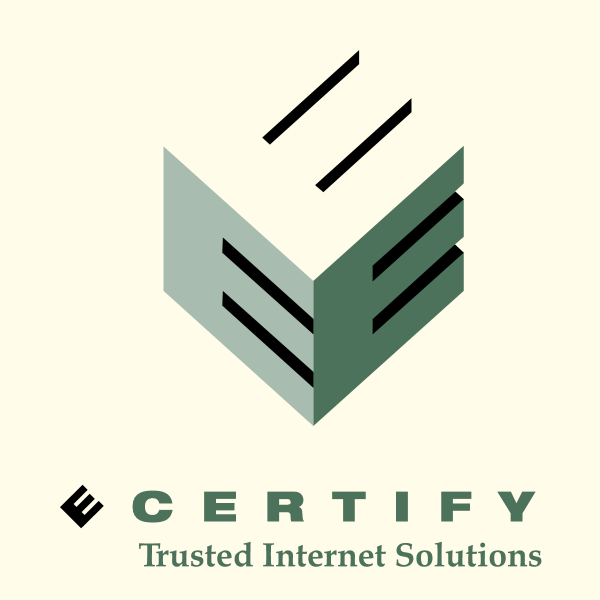 E Certify ,Logo , icon , SVG E Certify