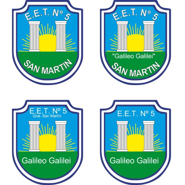 E.E.T. 5 Galileo Galilei Logo ,Logo , icon , SVG E.E.T. 5 Galileo Galilei Logo