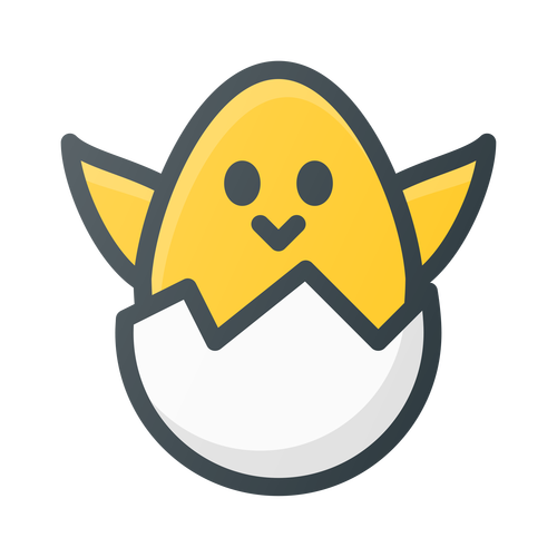 شعار Egg صيصان ,Logo , icon , SVG شعار Egg صيصان