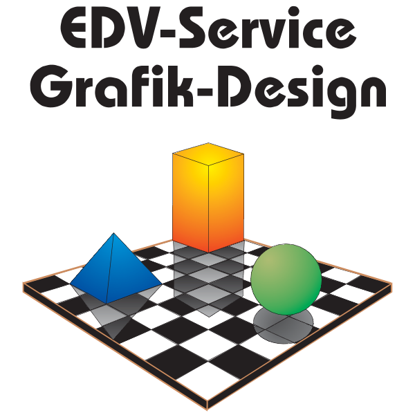 EDV-Service Grafik-Design Logo