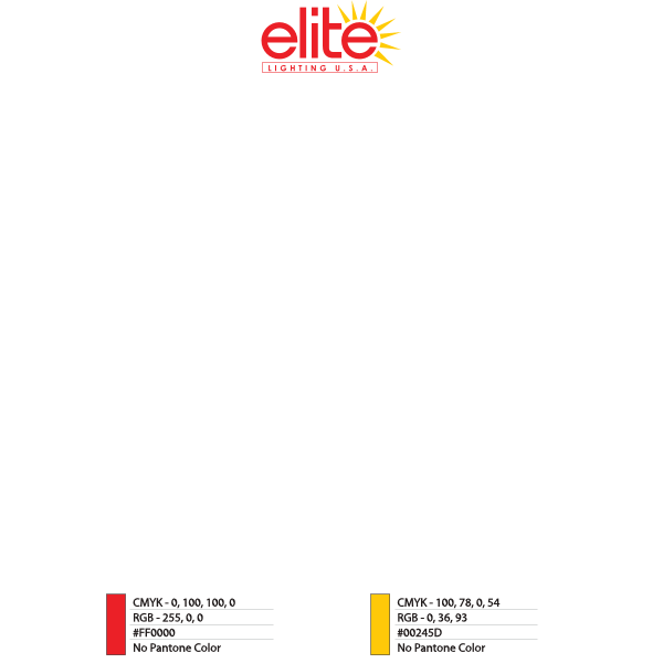 Elite Lighting USA Logo ,Logo , icon , SVG Elite Lighting USA Logo