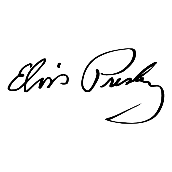 Elvis Presley signature ,Logo , icon , SVG Elvis Presley signature