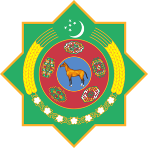 Emblem of Turkmenistan Logo ,Logo , icon , SVG Emblem of Turkmenistan Logo