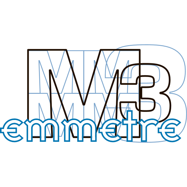 Emmetre – M3 Logo ,Logo , icon , SVG Emmetre – M3 Logo