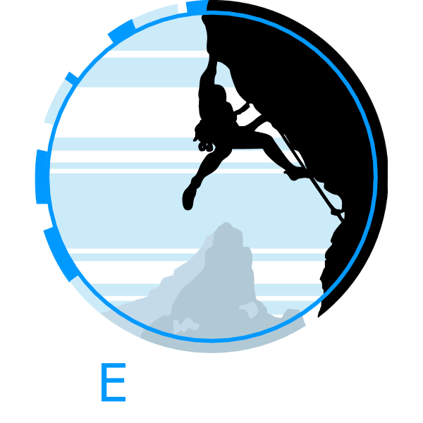escalada deportiva Logo ,Logo , icon , SVG escalada deportiva Logo