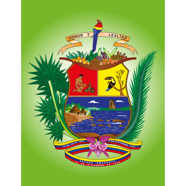 escudo estado Amazonas Venezuela Logo ,Logo , icon , SVG escudo estado Amazonas Venezuela Logo