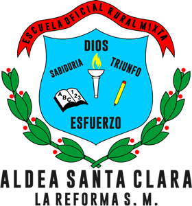 ESCUELA OFICIAL RURAL MIXTA ALDEA SANTA CLARA Logo