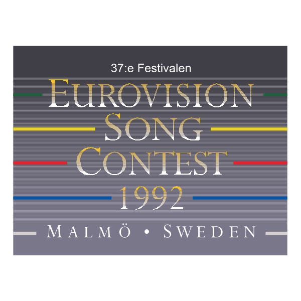Eurovision Song Contest 1992 Logo ,Logo , icon , SVG Eurovision Song Contest 1992 Logo