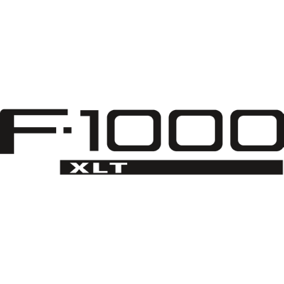 F-1000 XLT Logo ,Logo , icon , SVG F-1000 XLT Logo