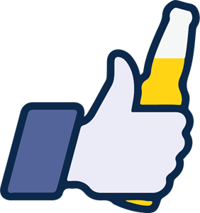 Facebook like beer icon Logo ,Logo , icon , SVG Facebook like beer icon Logo