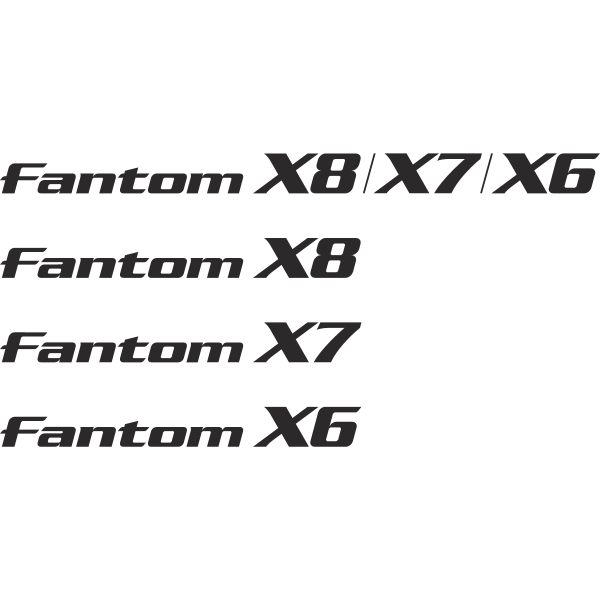 Fantom X8/X7/X6 Logo ,Logo , icon , SVG Fantom X8/X7/X6 Logo