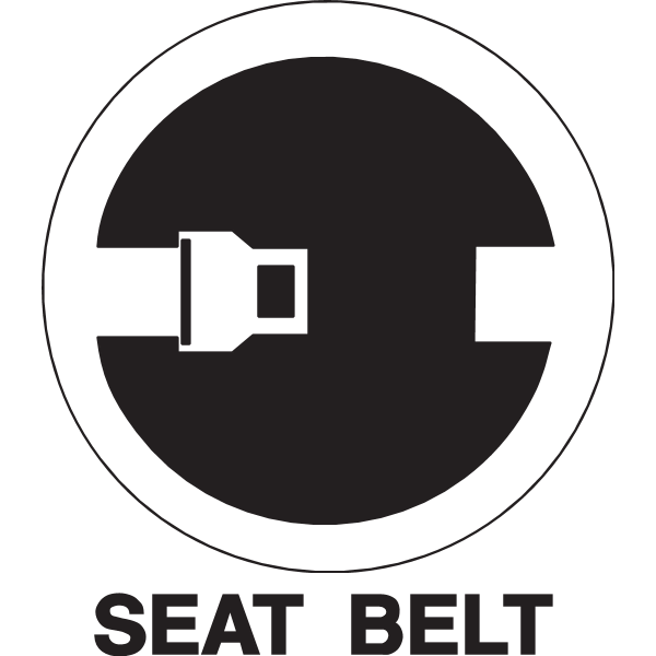 FASTEN SEAT BELT SIGN Logo ,Logo , icon , SVG FASTEN SEAT BELT SIGN Logo